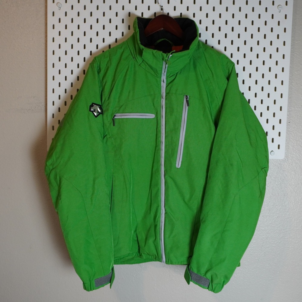 Descente Green Heat Navi‎ Jacket Men's Small Ski Snowboard Activewear Coat